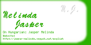 melinda jasper business card